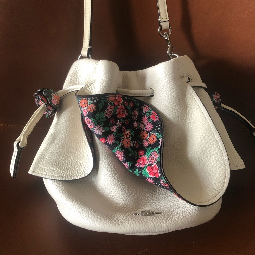 Coach Limited Edition Petal Drawstring Purse